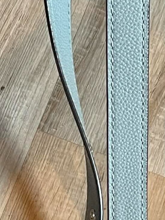 COACH Women's Small Dufflette in Natural Calf Leather Silver/Sage 21377 - Picture 7 of 13